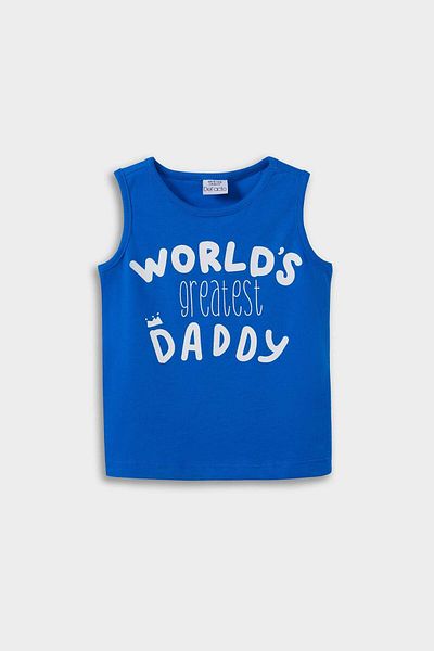 DeFacto Baby Boy Crew Neck Printed 2-Piece Undershirt E1267A525Hs