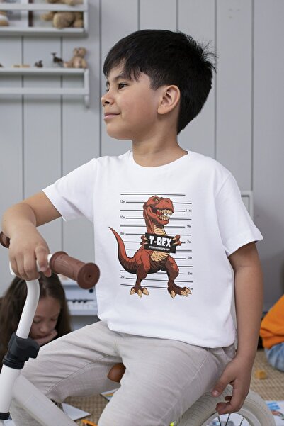 Texclusive Dječja majica sa printom treks dinosaura