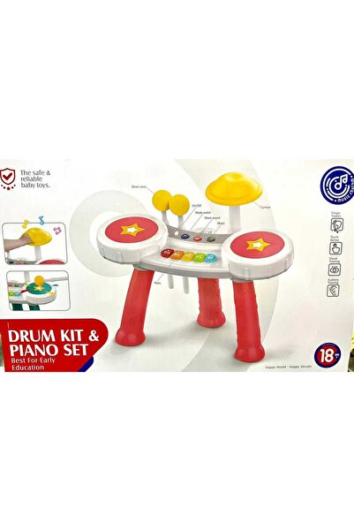 Toybox Musical Mini Drum, Kids Electric Drum Set, Baby Instruments, Jazz Drum for Kids, Funny Educational T