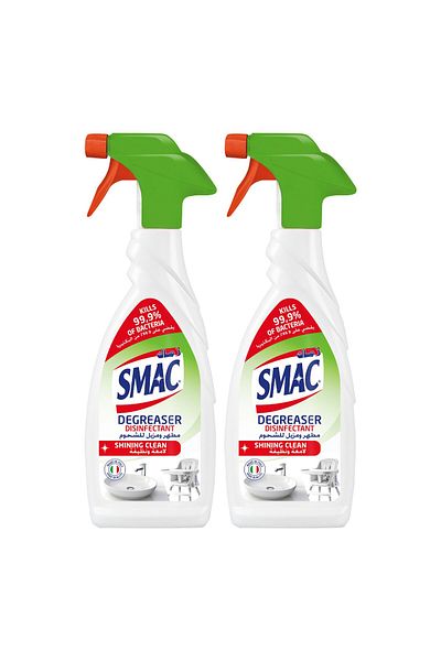 SMAC Degreaser Disinfectant Shining Clean Value Pack 2 x 650 ml