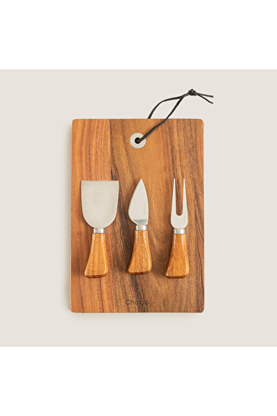 Chakra Erico Peynir & Sunum Seti Natural