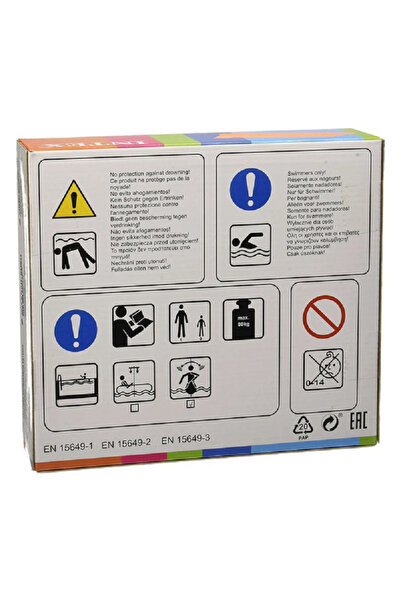 Intex Inflatable Smart Design Tote N Float Wave Mat Orange 90 X 34 Cm