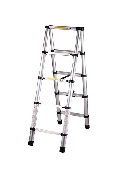 GENERAL Telescopic Ladder Multi-Purpose Extendable Silver 2.6m