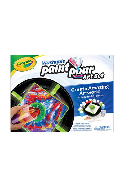 Crayola Washable Paint Pour Art Kit Multicolor