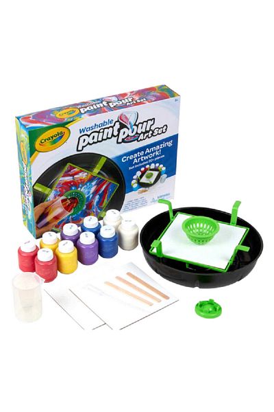 Crayola Washable Paint Pour Art Kit Multicolor