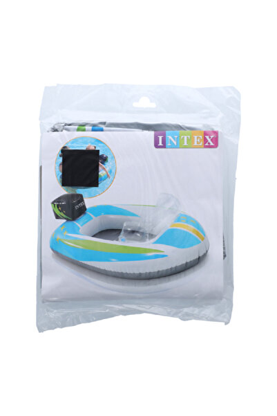 Intex Smart Design Inflatable Pool Ride-On for 3 to 6 Years Assorted Color