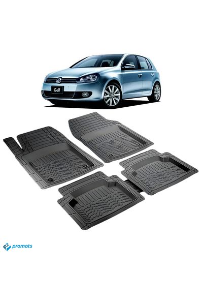PROMATS Covorașe Auto ® Tip Tăviță Compatibile Volkswagen Golf Vi (2008–2012) - Hatchback