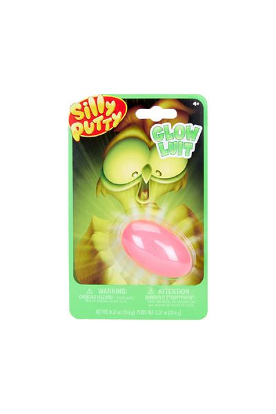 Crayola High-Quality Glow Luit in the Dark Silly Putty Assorted Color