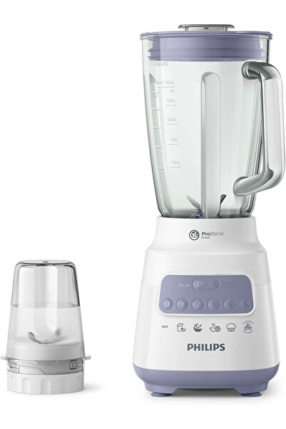 Philips Blender for Everyday Blending - 700W, 1.5L Glass Jar - Core 5000 Series HR2222/01