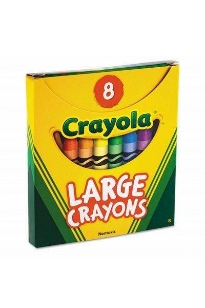 Crayola 8-Piece Tuck Box Large Crayon Set Multicolor