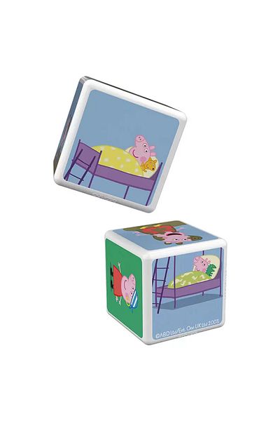GEOMAG Joc magnetic de construcție, Geomag, Peppa Pig - O zi cu Peppa Magicube, 2 piese