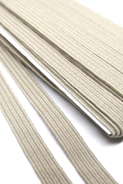 hapshoe Κρεμ Χρώμα 6 mm 5 mt Ανθεκτικό Σκληρό Επίπεδο Ελαστικό Λάστιχο