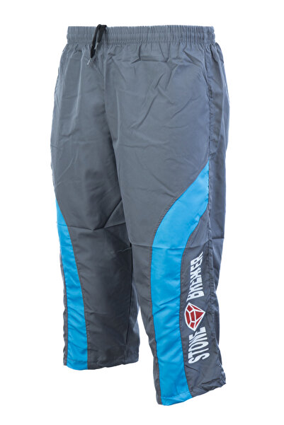 Oppland Erkek Deniz Şortu Kapri Baskılı Beli Lastikli ve Bağcıklı Cepli SuTutmayan Rahat Hafif Kumaş