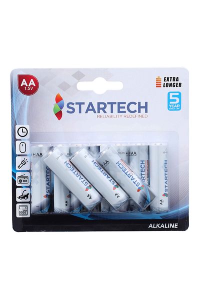 startech 10 Piece AA Alkaline Battery