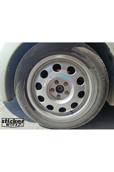Sticker Works ملصق WRC Polo Racing ملصق Audi خفيف الوزن - 4 قطع