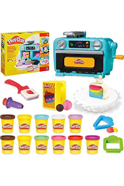 Playdoh Blocks مجموعة لعب كعكة سوبر سلايس من بلاي دو