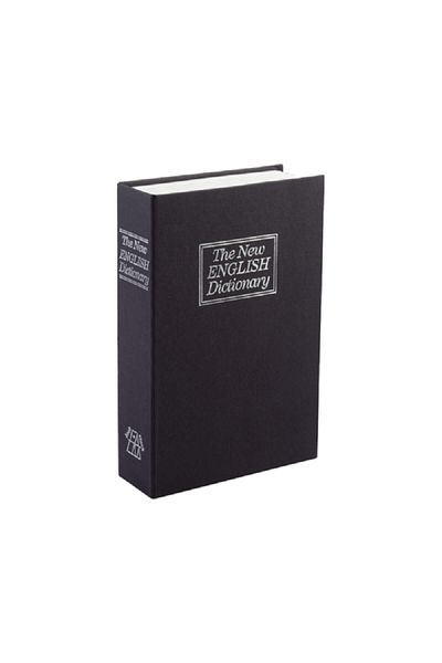 startech Rectangular Shaped Combination Lock Diversion Book Safe Black