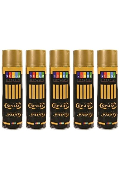 Mahi Max 5 Adet Südor Altın Yaldız Sprey Boya 200ml