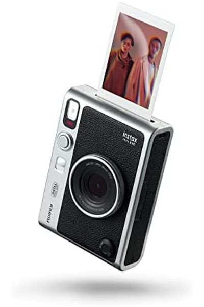 Fujifilm INSTAX Mini EVO Hybrid Instant Camera – Black (USB-C)