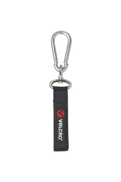 Velcro Easy Hang Heavy Duty Small Storage Strap Silver and Black 16 x 1inch