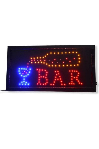 OEM LED Illuminated Sign - BAR, 25 x 48 cm
