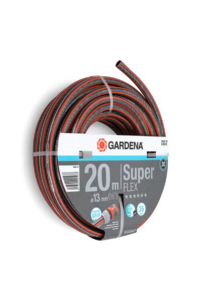 Gardena Super Flex Garden Hose Grey and Orange 20m x 1/2inch