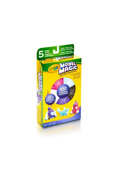 Crayola 5-Piece Model Magic Shimmer Clay Set Assorted Color