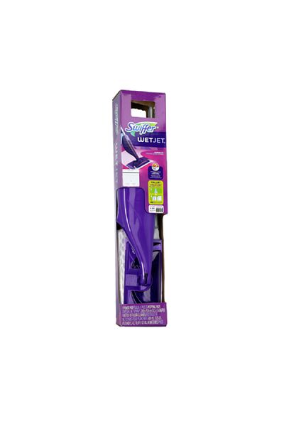 Swiffer طقم بدء تشغيل ممسحة الرش الكهربائية WetJet Power باللون الأرجواني