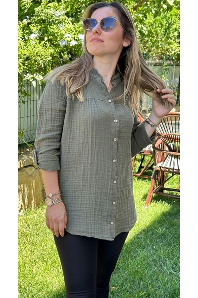 MUTİR Muslin 2XL Tunic Shirt