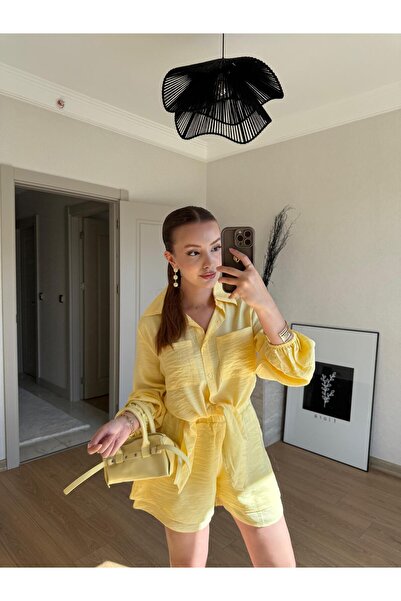 BAŞARAN Krinkil Yellow Set