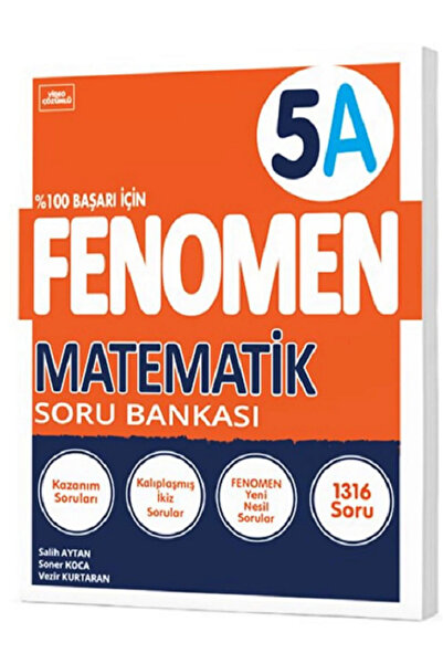 Evrensel İletişim Yayınları 5.Sınıf Fenomen 5A Matematik Soru Bankası / Kazan...