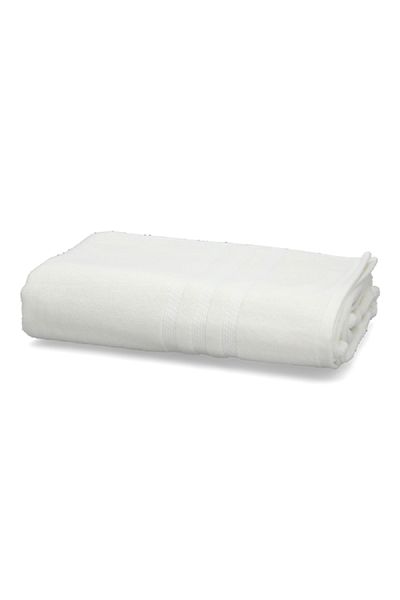 Cannon Highly Absorbent and Quick Drying Bath Sheet Ivory 81 x 163cm
