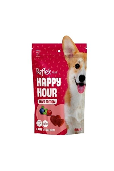 Reflex Plus Happy Hour Love Edition Kuzulu ve Somonlu Köpek Ödül Maması 60 Gr
