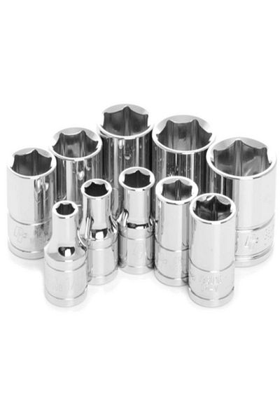 Performance Tool 10-Piece SAE Socket Set