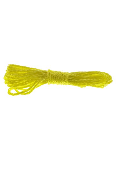 OEM Frânghie termoplastică mătăsoasă, frânghie din nailon durabilă, grosime 4 mm, lungime 10 m, galbenă