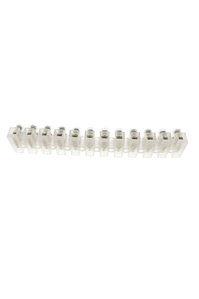 OEM Socket with 12 electrical connectors for mounting, multi-contact strip, 20A, 120x20x13mm