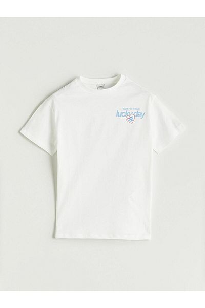 LC Waikiki Tricou pentru fete cu gât crew (S5)