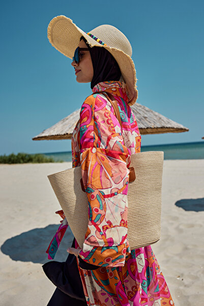 Remsa Mayo Straw Bag Beach Bag 025 Beige