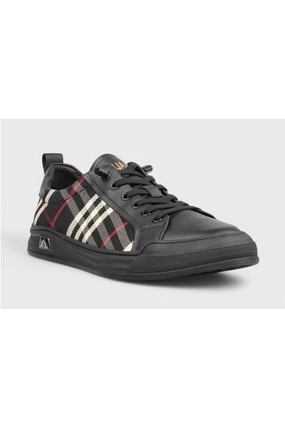 Guja 25Y510-7 40/44 Men's Plaid Patterned Sneaker Shoes