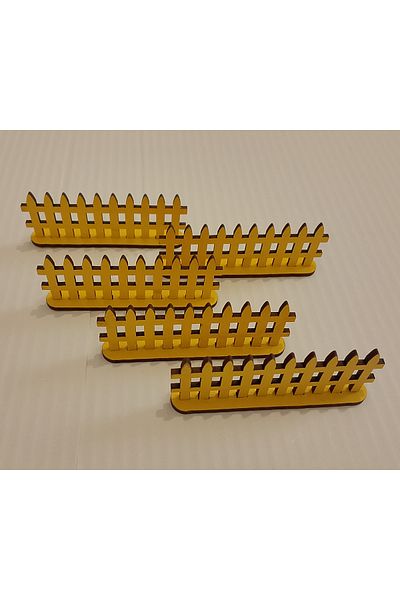 TLR hobi 16Pcs Wooden Decorative Miniature Landscape and Garden Fence 9.3cm *3.5Cm