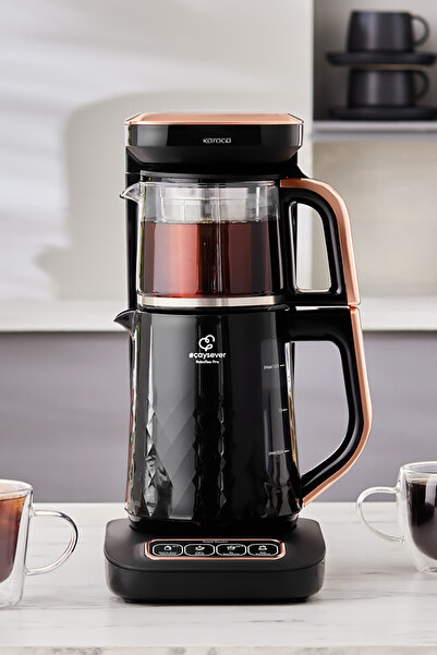 Karaca Robotea Pro Quartz 4 in 1 Konuşan Çay Makinesi Black Copper