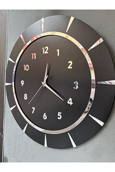 Nixar Desing Dekoratif Ahşap Duvar Saati Lüks Duvar Dekoru Sessiz Mekanizma Modern Saat Ahşap Saat Wall Clock