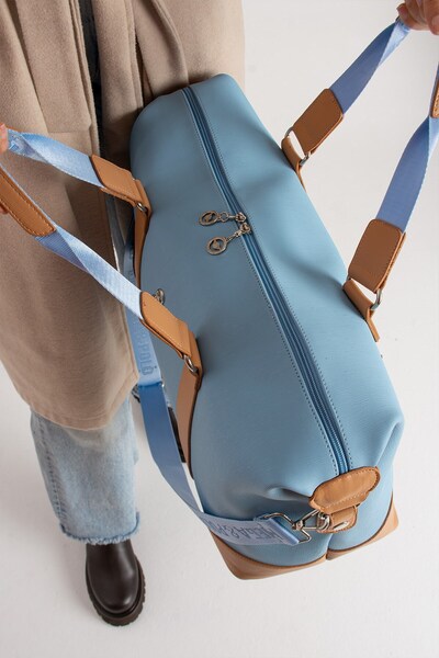 RKY SERENITY MEGA POLO Unısex Hostes Valiz Seyahat Tatil Spor Hastane El Ve Omuz Çantası Spor Çanta