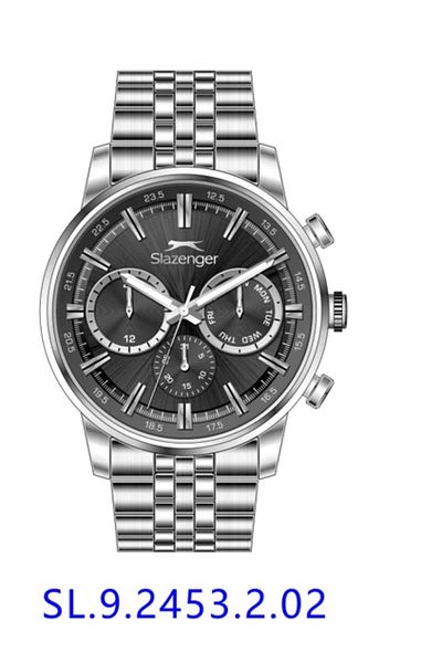 Slazenger Sl.09.2453.2.02 Steel Case Cord Men's Wristwatch