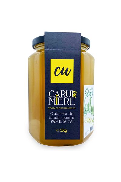 CARUL CU MIERE Bee honey, Acacia, raw, Carul cu Miere, 1kg
