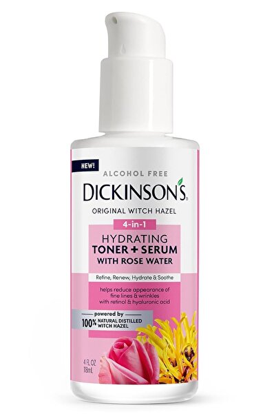 Dickinsons Dickinson's Cadı Fındığı ve Gül Suyu Özlü Nemlendirici Tonik + Ser...