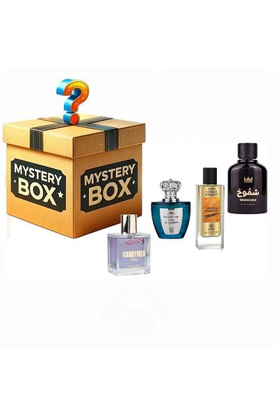 Gulf Orchid Mystery Box Surprise – 4 Arabic Perfumes for Men