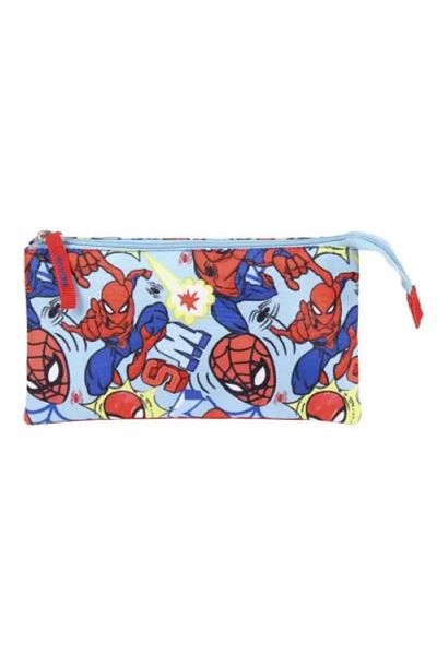 SPIDERMAN Pencil Case with 3 Compartments – Spider-Man