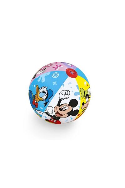 BESTWAY Mickey Mouse and Friends Inflatable Beach Ball 51cm, 26-91098