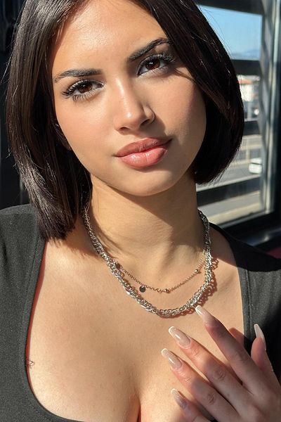 TAKIŞTIR Silver Color Double Chain Detailed Necklace